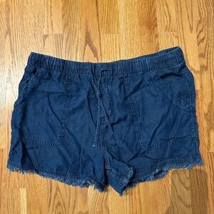 Large jean shorts
